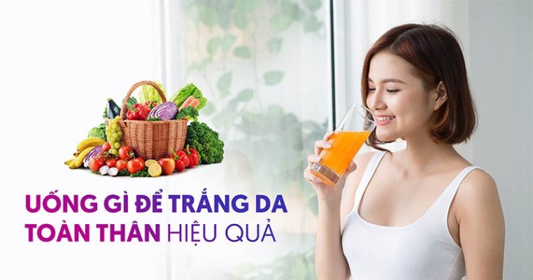 Thức uống nào giúp trắng da