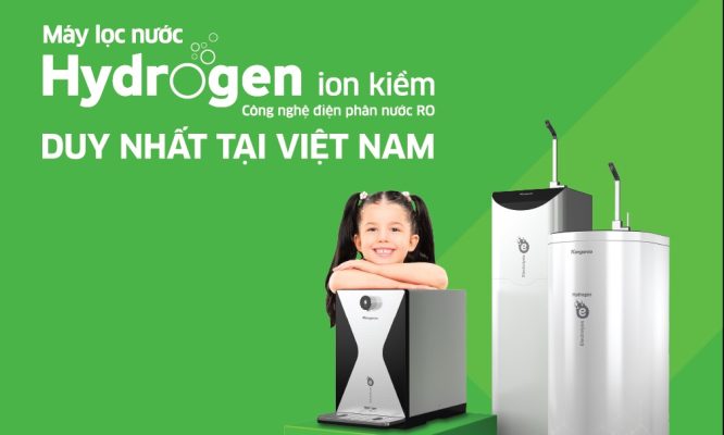 Kangaroo sáng chế công nghệ tạo nguồn nước Hydrogen ion kiềm