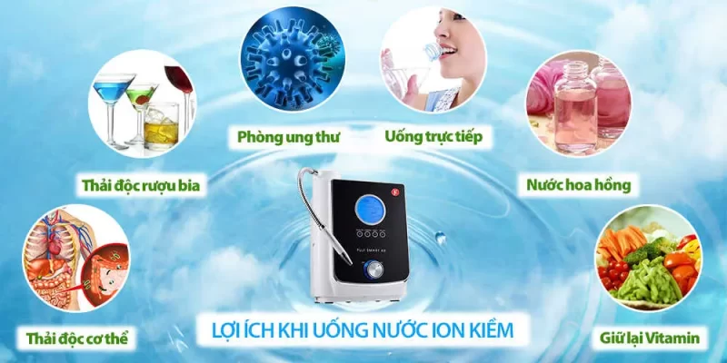 Nước điện giải ion kiềm là gì? Tác dụng của nước điện giải ion kiềm