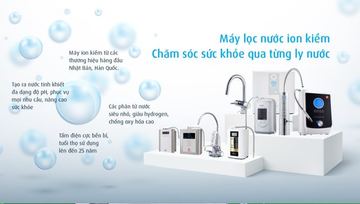Máy lọc nước ion Kiềm giàu Hydro chất lượng như nào? Giá bao nhiêu?