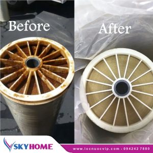 Dịch vụ sục rửa, tẩy rửa màng lọc RO, UF công nghiệp