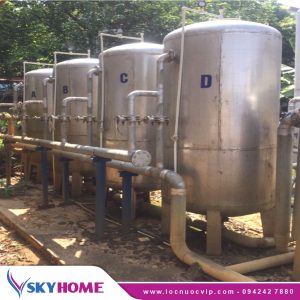 Hệ thống xử lý nước cho Nhà máy nước công suất 500m3