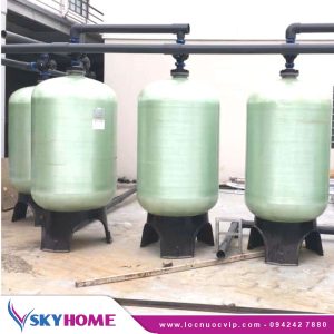 Hệ thống xử lý nước cấp cho Nhà máy Công nghiệp 15m3/h