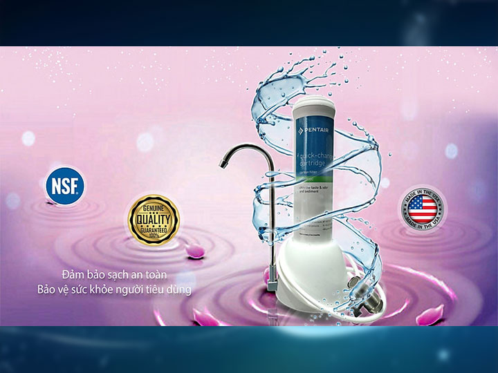 MÁY LỌC NƯỚC ĐỂ BÀN PENTAIR CTS-QC-1000C