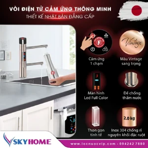 Máy lọc nước ion kiềm nóng lạnh Fuji Smart U60 HC