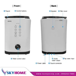 Máy lọc nước ion kiềm KYK Hisha nhập khẩu Hàn Quốc