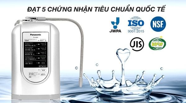 Panasonic TK-AS45 tạo ra 5 loại nước quý với nhiều cấp độ pH khác nhau