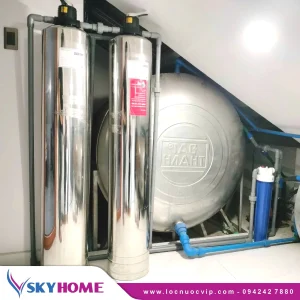 Bộ lọc nước tổng giá rẻ VSK02LT-54 Duo Inox