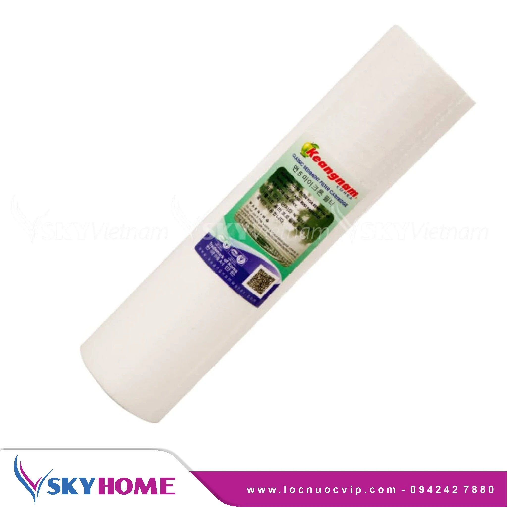 Lõi lọc nước số 01 10 inch thường Sợi PP 5 micro