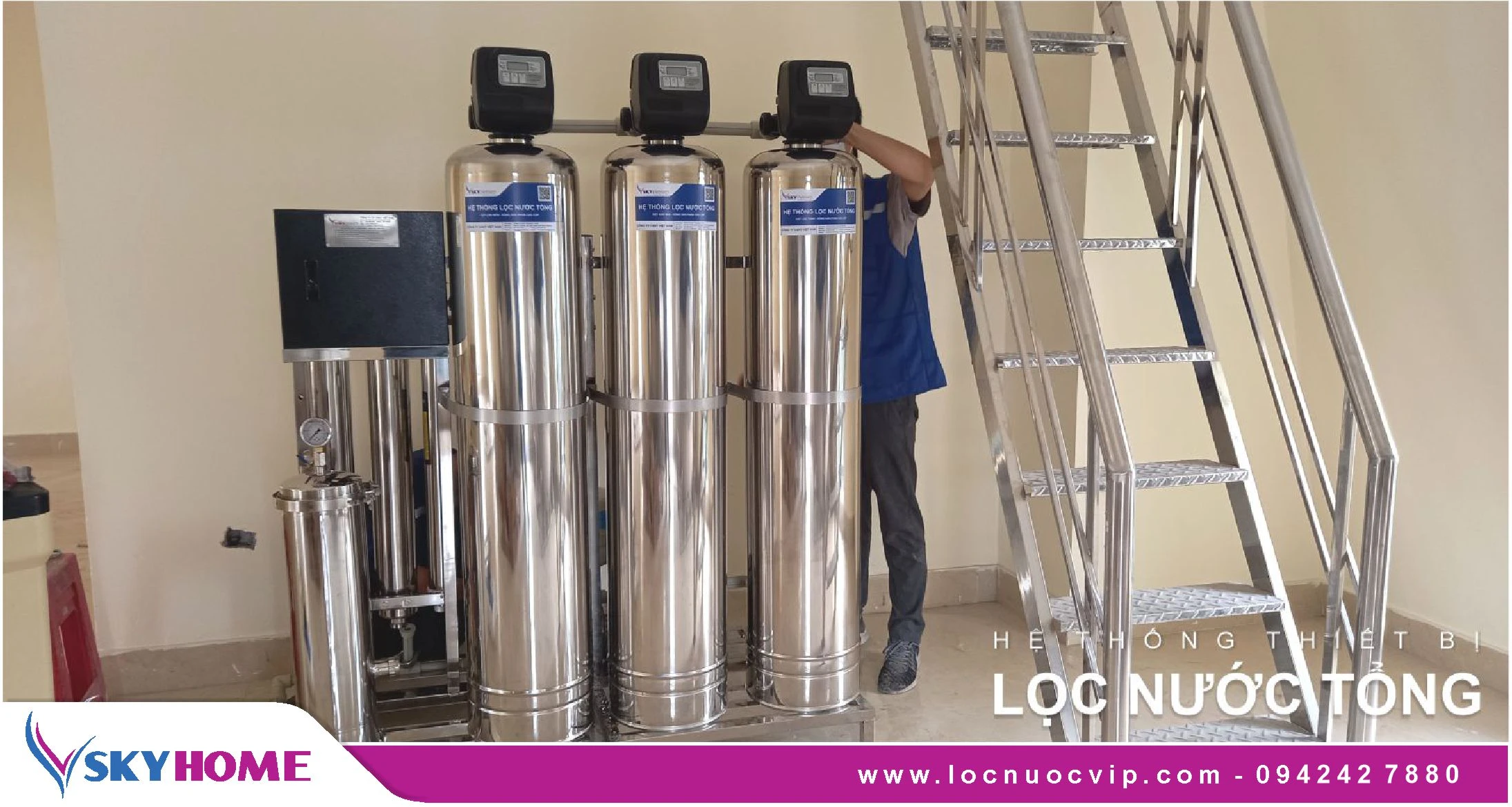 Các bước lắp đặt Hệ thống lọc nước Biệt thự đúng chuẩn nhất