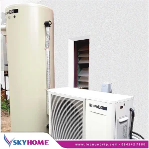 Máy nước nóng Heatpump Sanden CO2 Nhật Bản 160SAQA 160lit