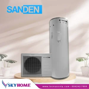  Máy nước nóng Heatpump Sanden CO2 Nhật Bản 250SAQA 250lit