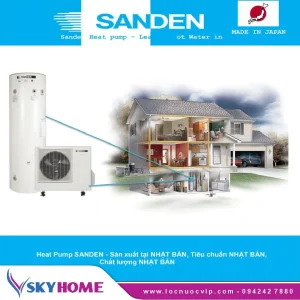 Máy nước nóng Heatpump Sanden CO2 Nhật Bản 315SAQA 315lit