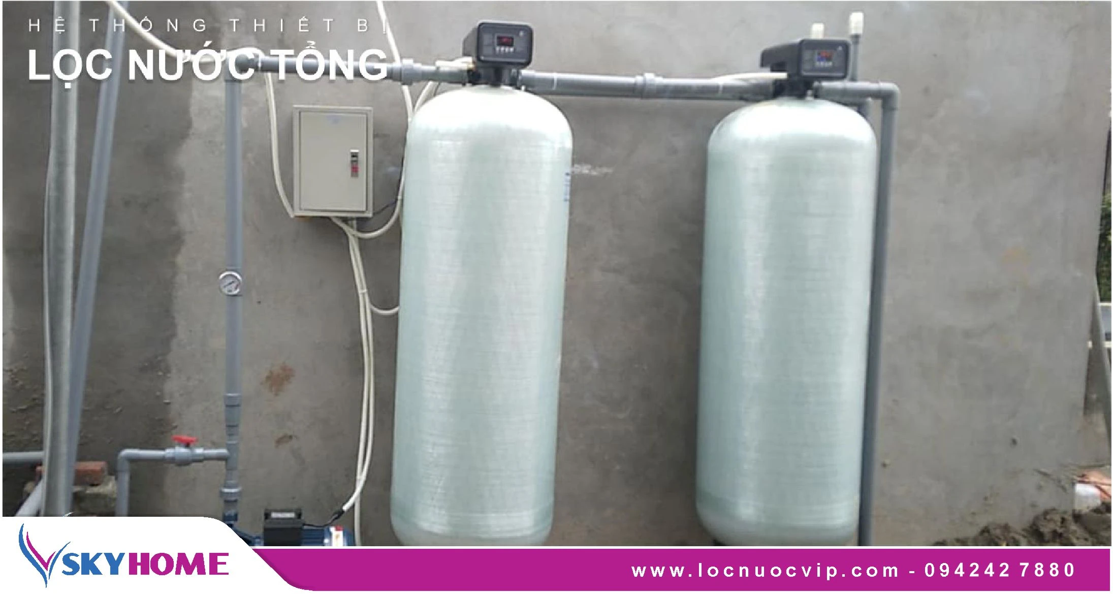 Hệ thống lọc nước sinh hoạt cho Khu phòng trọ, Chung cư mini