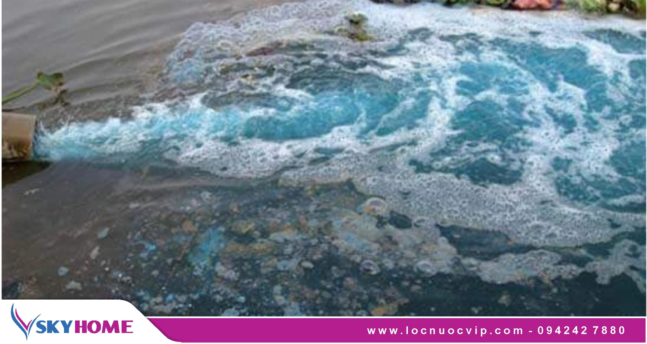 Ô nhiễm nước công nghiệp gây hại môi trường nghiêm trọng